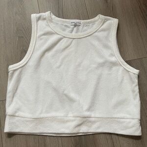 KENDALL & KYLIE Cropped Tank (White Color)